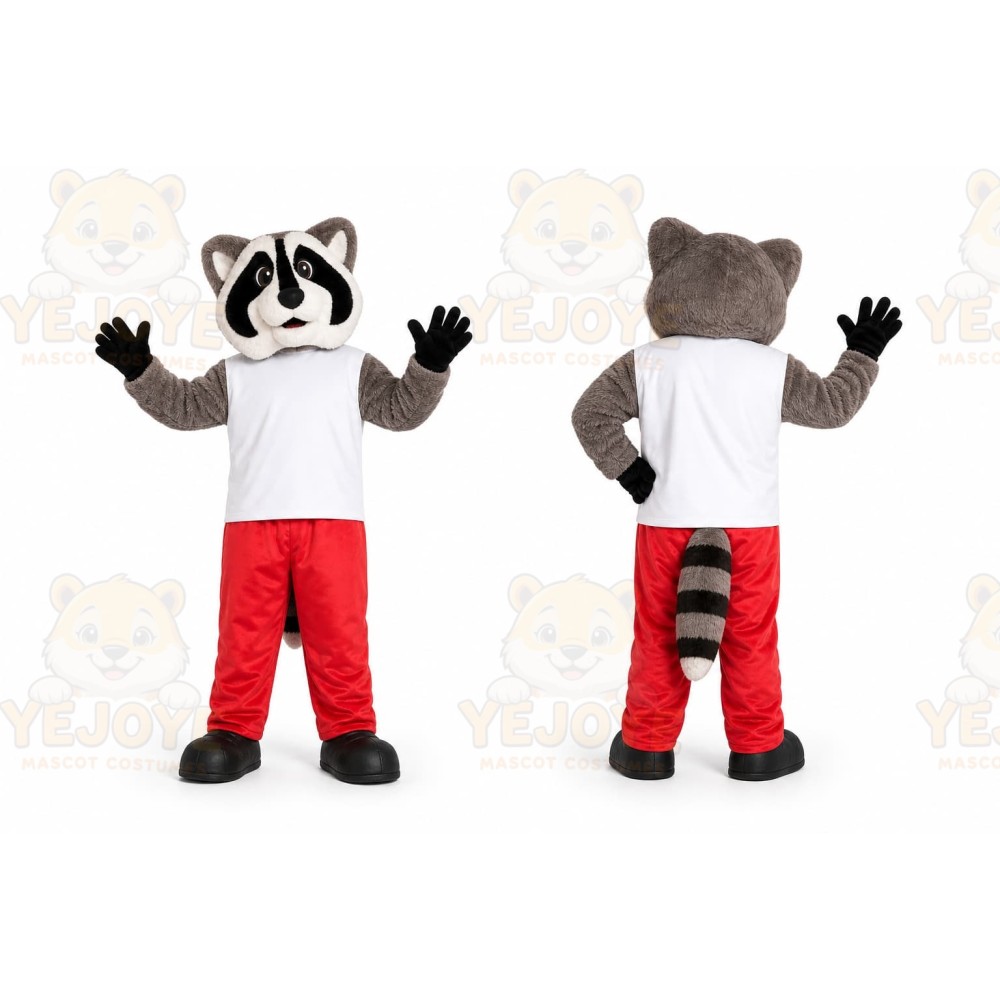 Gray Raccoon Mascot Costume for Events and Promotions