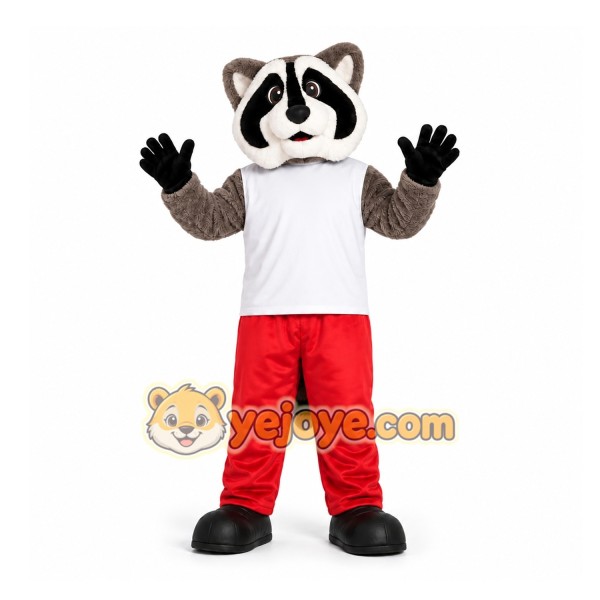 Gray Raccoon Mascot Costume for Events and Promotions Gray Raccoon Mascot Costume for Events and Promotions