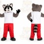 Gray Raccoon Mascot Costume for Events and Promotions