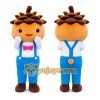 Orange Pinecone Character Mascot Costume for Events and Promotions Orange Pinecone Character Mascot Costume for Events and Promotions