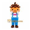 Orange Pinecone Character Mascot Costume for Events and Promotions Orange Pinecone Character Mascot Costume for Events and Promotions