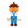 Orange Pinecone Character Mascot Costume for Events and Promotions Orange Pinecone Character Mascot Costume for Events and Promotions