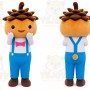 Orange Pinecone Character Mascot Costume for Events and Promotions