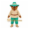 Green Bear Ranger Mascot Costume for Events and Promotions Green Bear Ranger Mascot Costume for Events and Promotions