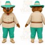 Green Bear Ranger Mascot Costume for Events and Promotions
