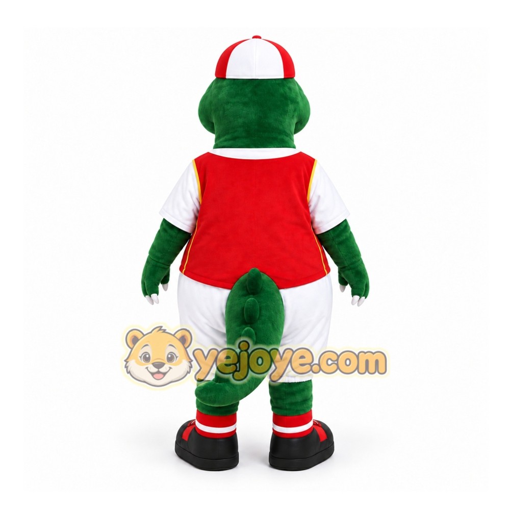 Green Dinosaur Mascot Costume for Children's Events Green Dinosaur Mascot Costume for Children's Events