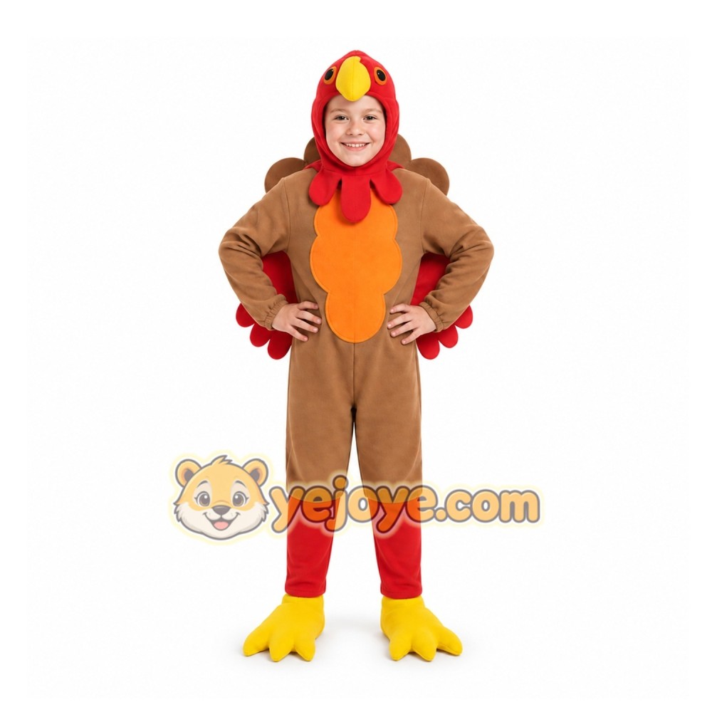 Brown Turkey Mascot Costume for Holiday Events Brown Turkey Mascot Costume for Holiday Events