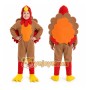 Brown Turkey Mascot Costume for Holiday Events