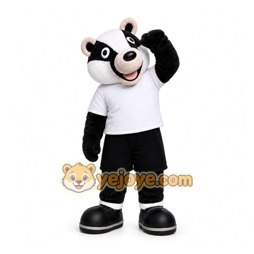 Black Badger Mascot Costume for Events and Promotions Black Badger Mascot Costume for Events and Promotions