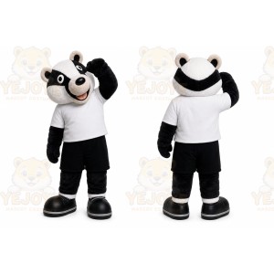 Black Badger Mascot Costume for Events and Promotions