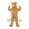 Brown Bulldog Mascot Costume for Sports Events Brown Bulldog Mascot Costume for Sports Events