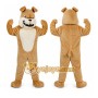 Brown Bulldog Mascot Costume for Sports Events
