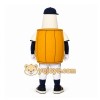 Orange Baseball Player Mascot Costume for Sports Events