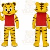 Yellow Tiger Mascot Costume for Sports Events