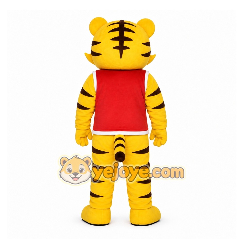 Yellow Tiger Mascot Costume for Sports Events Yellow Tiger Mascot Costume for Sports Events