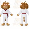 Brown Lion Mascot Costume for School Events