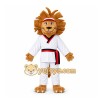 Brown Lion Mascot Costume for School Events Brown Lion Mascot Costume for School Events