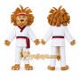 Brown Lion Mascot Costume for School Events