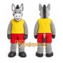 Gray Donkey Mascot Costume for Events and Promotions