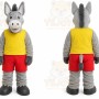 Gray Donkey Mascot Costume for Events and Promotions