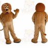 Brown Lion Mascot Costume for School Events