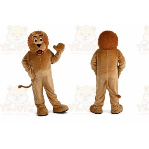 Brown Lion Mascot Costume for School Events