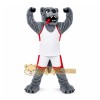 Gray Wolf Mascot Costume for Sports Events Gray Wolf Mascot Costume for Sports Events