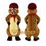 Brown Groundhog Mascot Costume for Holiday Events