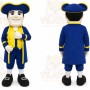 Blue Colonial Man Mascot Costume for Events and Promotions
