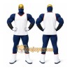 Blue Masked Superhero Mascot Costume for Events and Promotions Blue Masked Superhero Mascot Costume for Events and Promotions