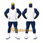 Blue Masked Superhero Mascot Costume for Events and Promotions
