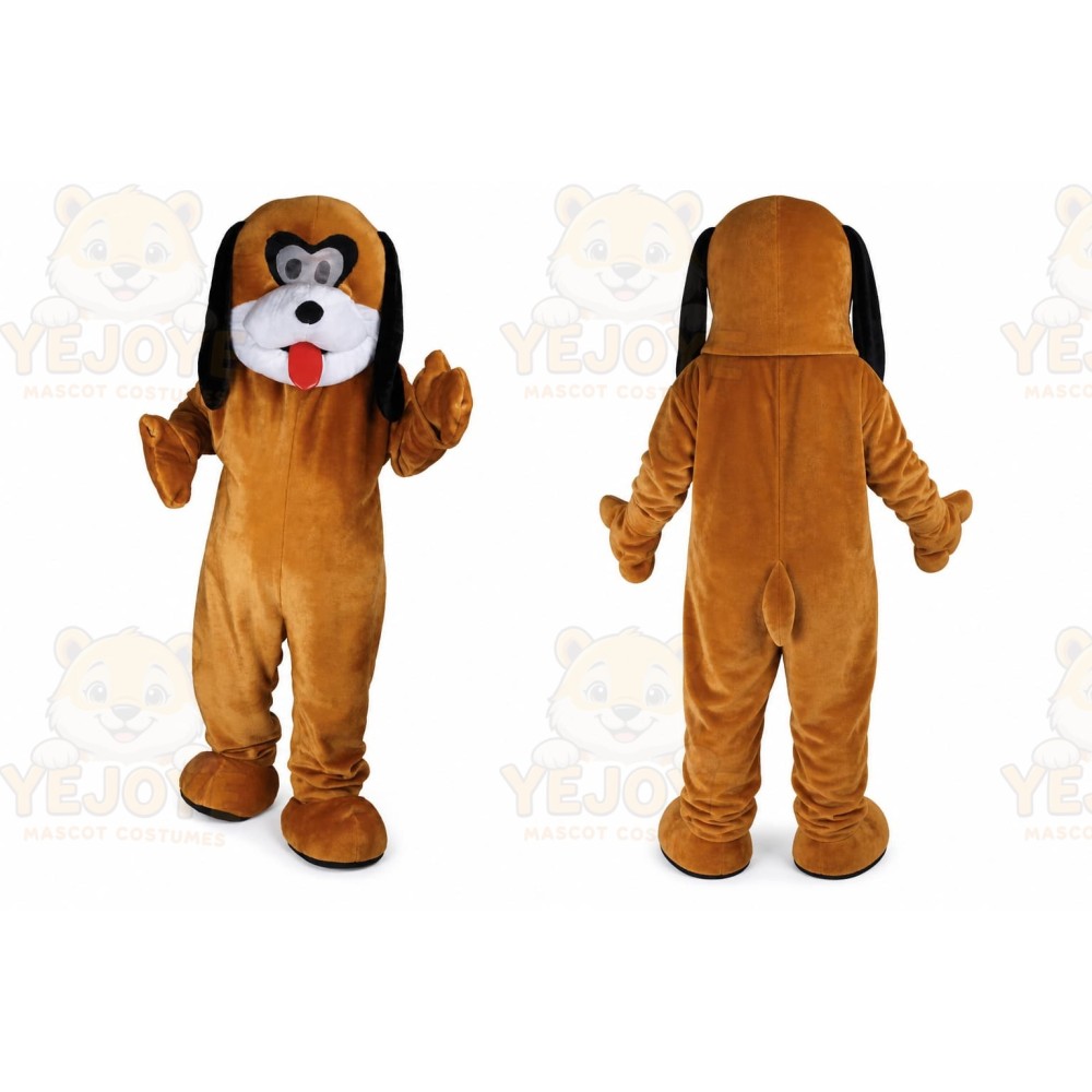 Brown Dog Mascot Costume for Children's Events
