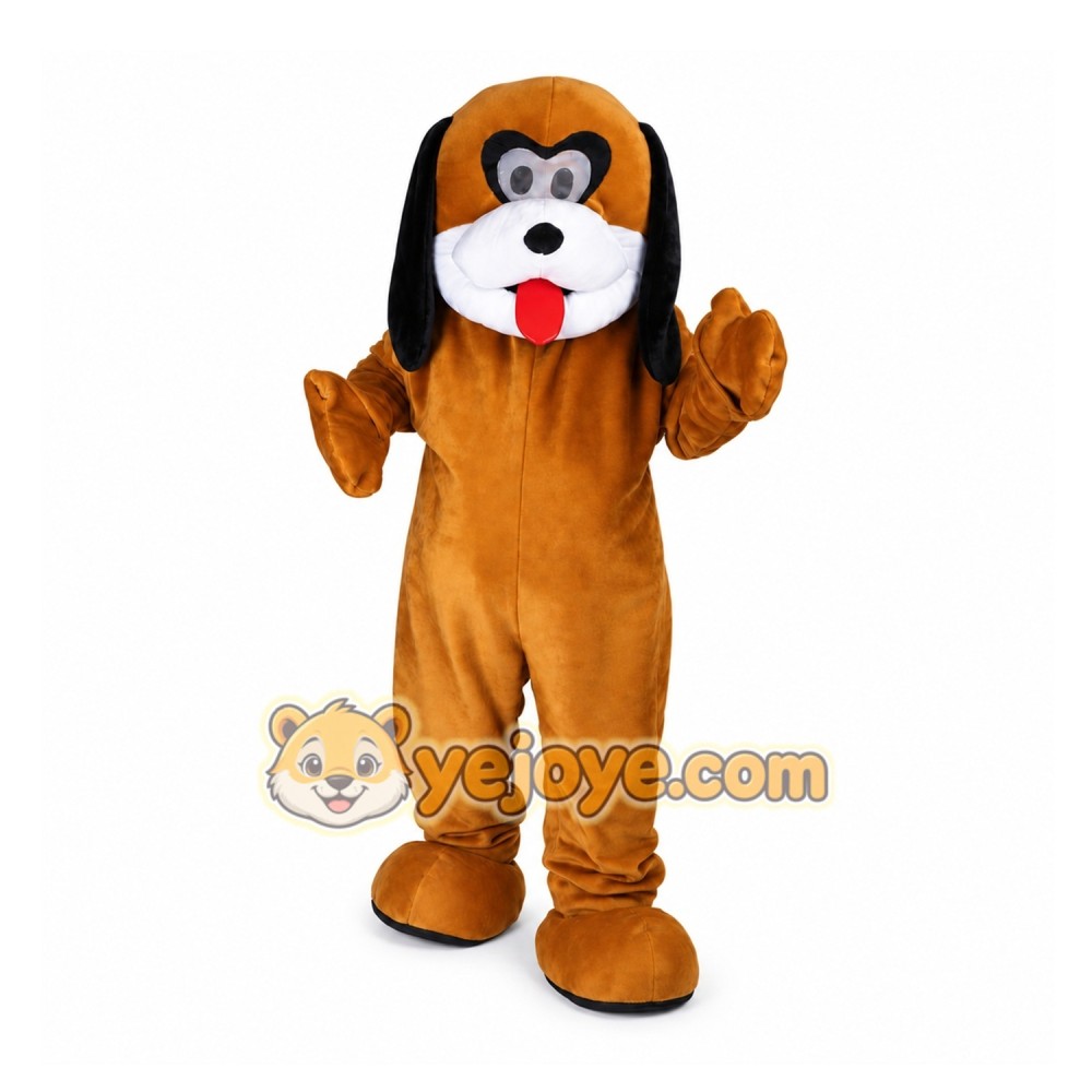 Brown Dog Mascot Costume for Children's Events Brown Dog Mascot Costume for Children's Events