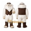 White Yeti Mascot Costume for Holiday Events