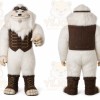 White Yeti Mascot Costume for Holiday Events