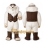 White Yeti Mascot Costume for Holiday Events