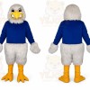 White Eagle Mascot Costume for Sports Events