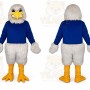 White Eagle Mascot Costume for Sports Events