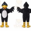 Black Bird Mascot Costume for Events and Promotions