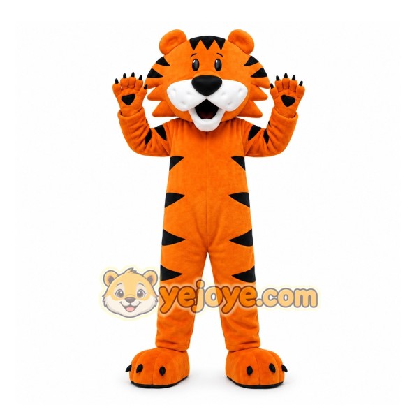 Orange Tiger Mascot Costume for Events and Promotions Orange Tiger Mascot Costume for Events and Promotions