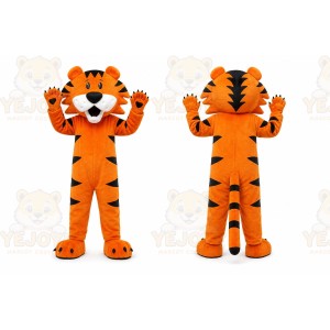 Orange Tiger Mascot Costume for Events and Promotions