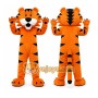 Orange Tiger Mascot Costume for Events and Promotions
