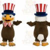 Brown Eagle Mascot Costume for Holiday Events