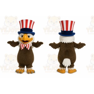 Brown Eagle Mascot Costume for Holiday Events