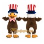 Brown Eagle Mascot Costume for Holiday Events