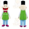 Green Sushi Chef Mascot Costume for Restaurant Promotions