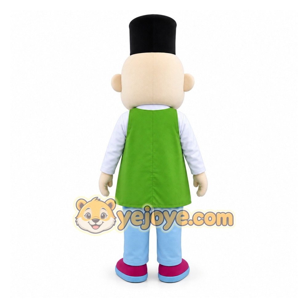 Green Sushi Chef Mascot Costume for Restaurant Promotions Green Sushi Chef Mascot Costume for Restaurant Promotions
