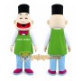 Green Sushi Chef Mascot Costume for Restaurant Promotions