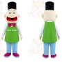 Green Sushi Chef Mascot Costume for Restaurant Promotions