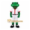 Green Frog Mascot Costume for Sports Events